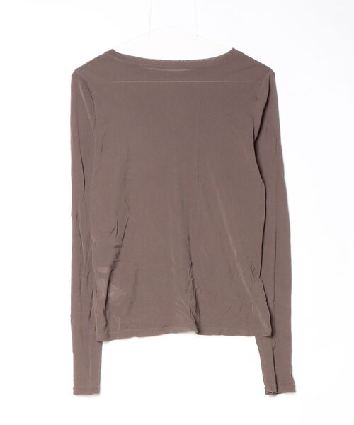 hunch（ハンチ） 長袖カットソー FREE ブラウン レディース : ZOZOTOWN