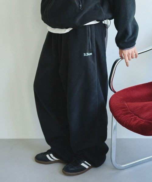 BROKEN BASE（ブロークンベース） パンツ ナイロン切り替えフリース