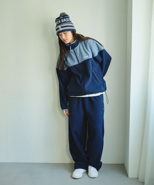 BROKEN BASE（ブロークンベース） パンツ ナイロン切り替えフリース