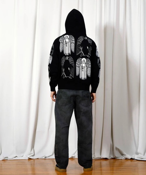 PLEASURES（プレジャーズ） パーカー ANGEL DEMON HOODIE