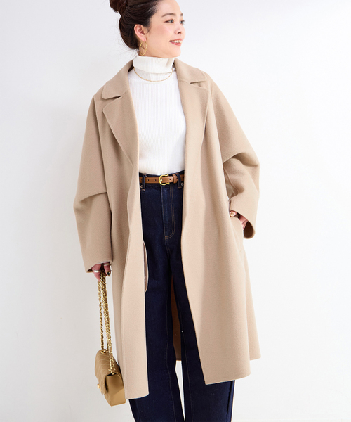 B.C STOCK（ベーセーストック） コート チェスターコート ウールリバー