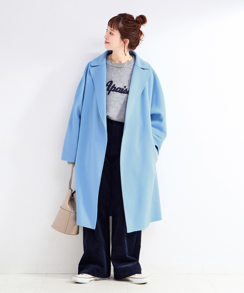 B.C STOCK（ベーセーストック） コート チェスターコート ウールリバー