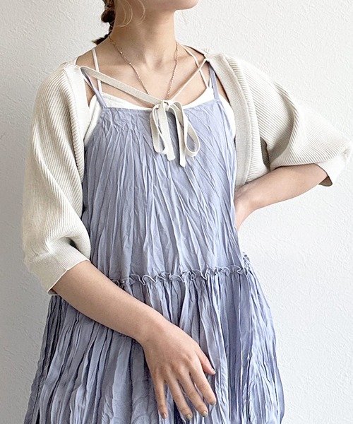 「w closet」 カーディガン FREE ホワイト レディースの画像4