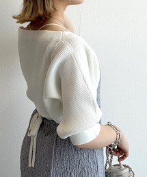 「w closet」 カーディガン FREE ホワイト レディースの画像6