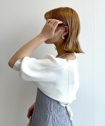 「w closet」 カーディガン FREE ホワイト レディースの画像7