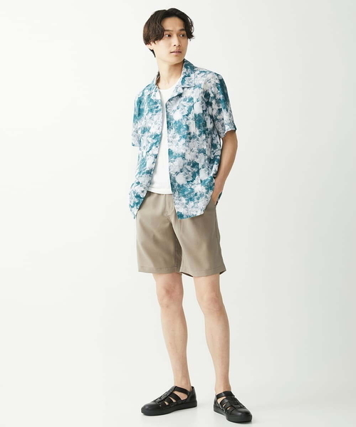 「MK MICHEL KLEIN HOMME 」 半袖シャツ 48 オレンジ メンズ_画像6