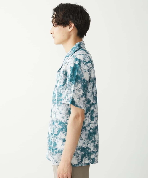 「MK MICHEL KLEIN HOMME 」 半袖シャツ 48 オレンジ メンズ_画像8