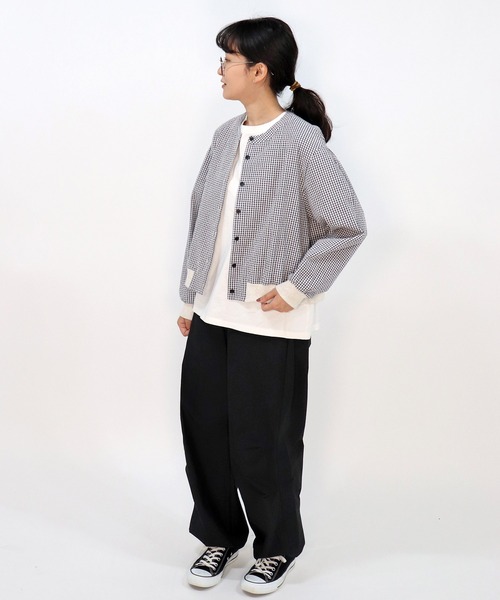 「haupia」 長袖ブラウス MEDIUM ブラック レディース_画像3