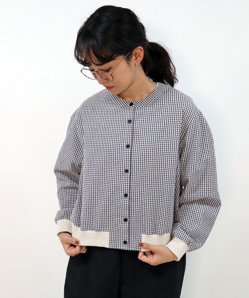 「haupia」 長袖ブラウス MEDIUM ブラック レディース_画像8