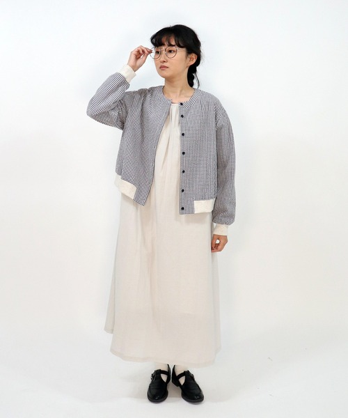 「haupia」 長袖ブラウス MEDIUM ブラック レディース_画像9