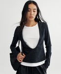 tシャツ レイヤード ロングスリーブカットソー...の詳細画像2