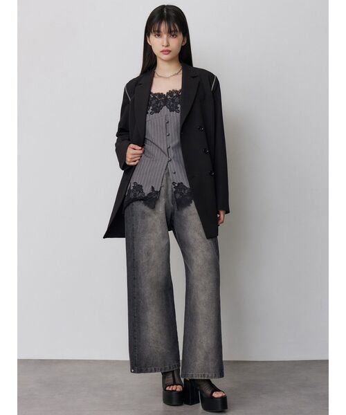 MURUA（ムルーア） キャミソール レースドッキングキャミソール