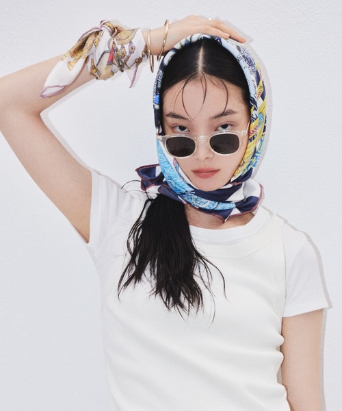 SWASH LONDON スカーフ バンダナ 26SS スカーフ シルクツイル 88*88