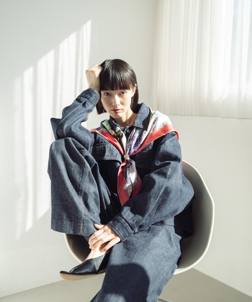 SWASH LONDON スカーフ バンダナ 26SS スカーフ シルクツイル 88*88