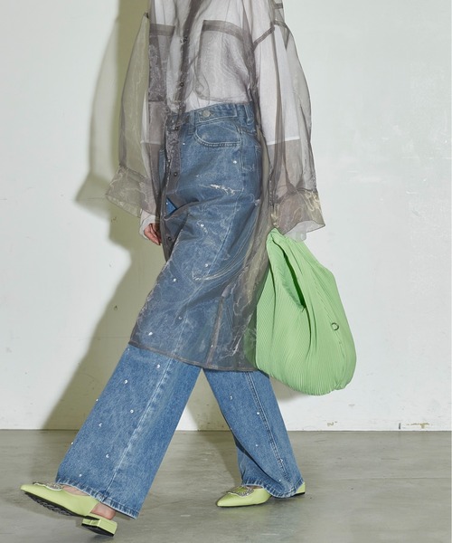 「THE YOn」 デニムパンツ S ブラック レディース_画像3