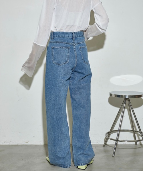 「THE YOn」 デニムパンツ S ブラック レディース_画像5