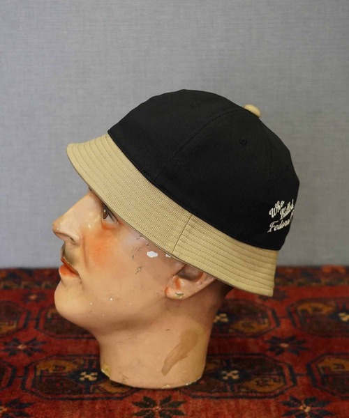 Mr.FATMAN 帽子 ハット メンズ TWO TONE EMBROIDERY HAT メンズ