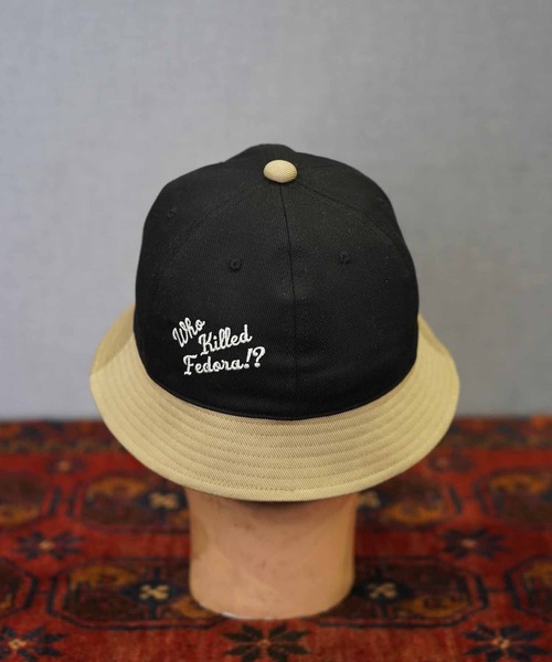 Mr.FATMAN 帽子 ハット メンズ TWO TONE EMBROIDERY HAT メンズ