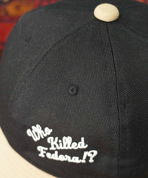 Mr.FATMAN 帽子 ハット メンズ TWO TONE EMBROIDERY HAT メンズ