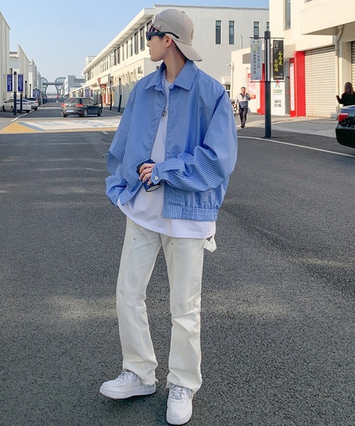 WESTBOY（ウエストボーイ） ブルゾン アウター ストライプ ライト 