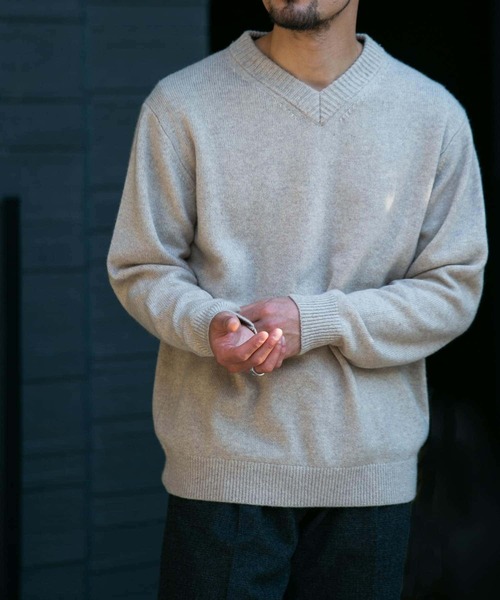 「URBAN RESEARCH ROSSO MEN」 長袖ニット LARGE グレー系その他 メンズ_画像3