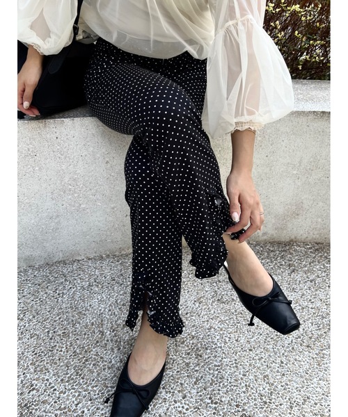 「JUMELLE」 パンツ MEDIUM ブラック レディース_画像7