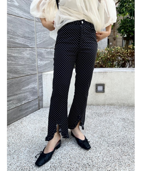 「JUMELLE」 パンツ MEDIUM ブラック レディース_画像9