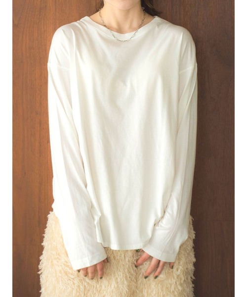 Ungrid（アングリッド） tシャツ ラウンドロングスリーブTee