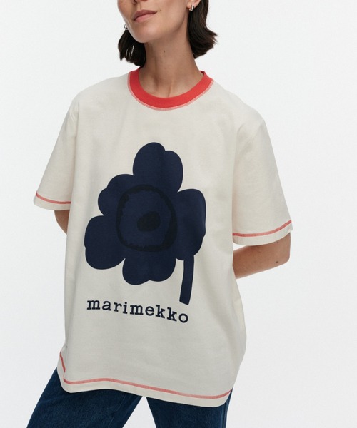 新品　マリメッコ  Tシャツ　ウニッコ　キオスキ　Mサイズ marimekko（マリメッコ） tシャツ 「kioski」Tarttua Unikko / t-shirt