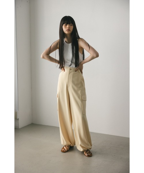 「STYLEMIXER」 カーゴパンツ SMALL ベージュ レディース_画像3