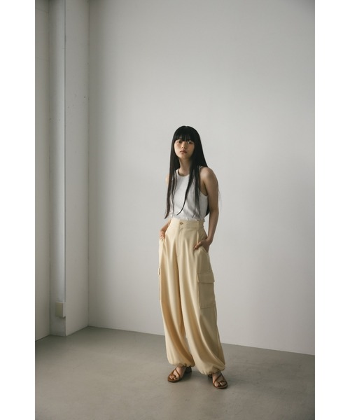 「STYLEMIXER」 カーゴパンツ SMALL ベージュ レディース_画像4