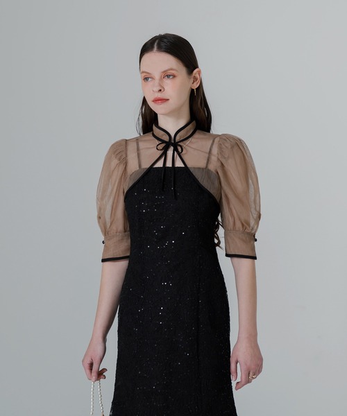 「Leja」 コンビワンピース SMALL ブラック レディースの画像