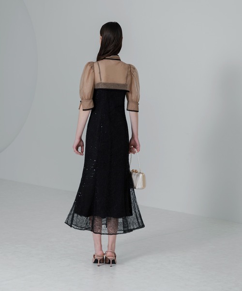 「Leja」 コンビワンピース SMALL ブラック レディースの画像