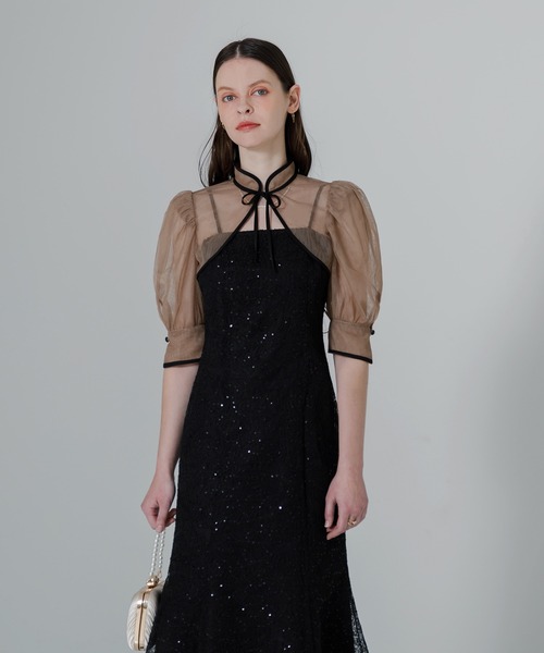 「Leja」 コンビワンピース SMALL ブラック レディースの画像