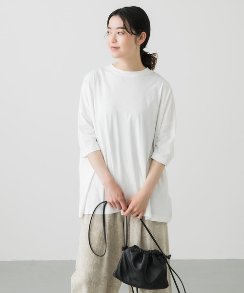 「かぐれ」 半袖Tシャツ FREE ホワイト レディース_画像2