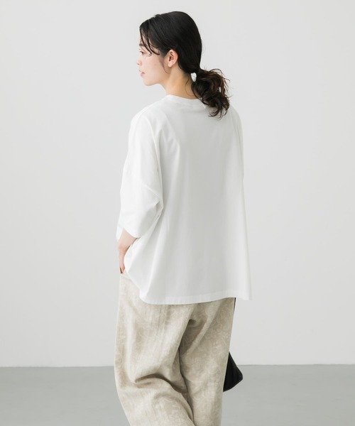 「かぐれ」 半袖Tシャツ FREE ホワイト レディース_画像4
