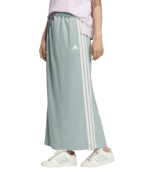 adidas（アディダス） ロング スカート スリーストライプス DK アイ