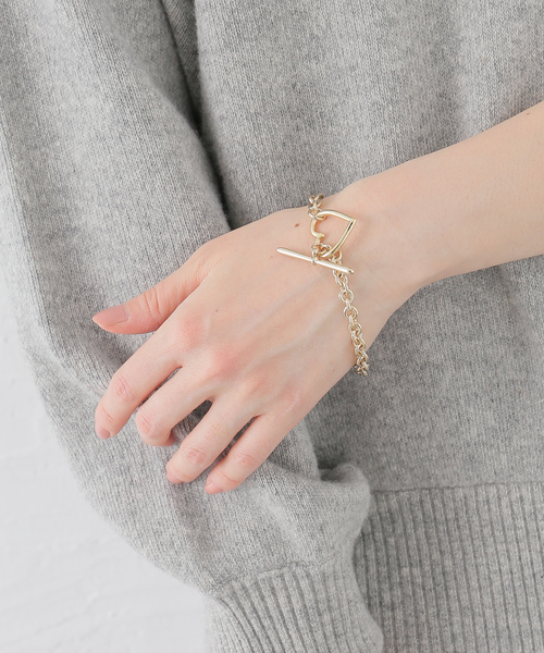 BASICKS（ベイシックス） ブレスレット Heart Bracelet (Small Link