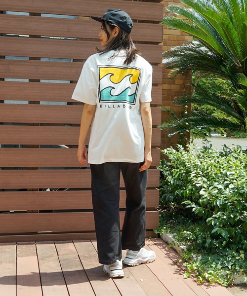 「BILLABONG」 半袖Tシャツ SMALL オフホワイト メンズ_画像4