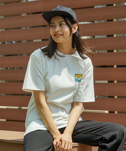 「BILLABONG」 半袖Tシャツ SMALL オフホワイト メンズ_画像5