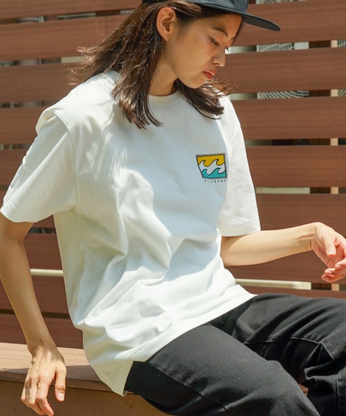 「BILLABONG」 半袖Tシャツ SMALL オフホワイト メンズ_画像6