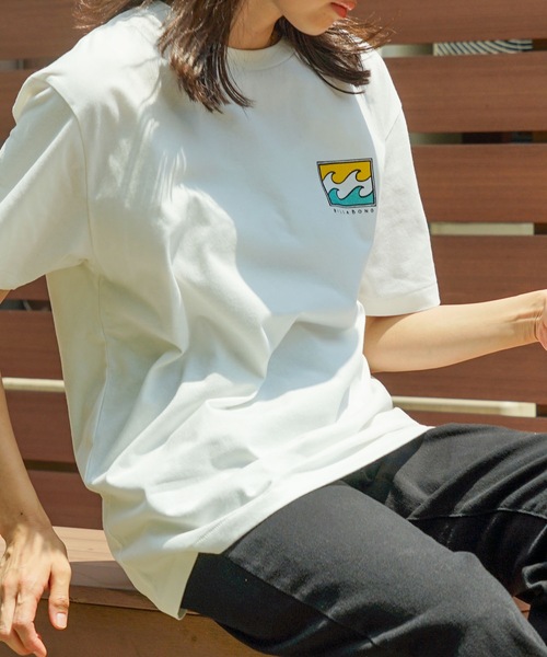 「BILLABONG」 半袖Tシャツ SMALL オフホワイト メンズ_画像9