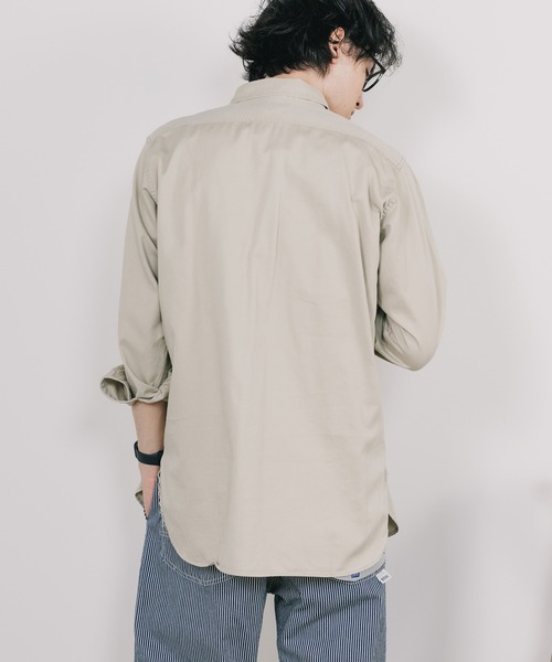 「orSlow」 長袖シャツ 3 ベージュ メンズの画像