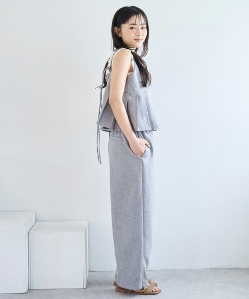 mil（ミル） サロペット オーバーオール リネンライク キャミ