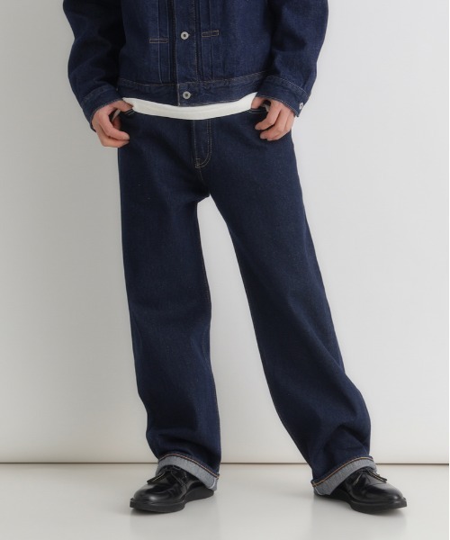 Levi's 501 ダークデニム 対戦モデル風 Levi's（リーバイス） ジーンズ 「Levi's」501 ルーズ デニムパンツ