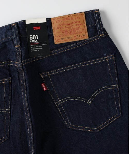 Levi's 501 ダークデニム 対戦モデル風 Levi's（リーバイス） ジーンズ 「Levi's」501 ルーズ デニムパンツ