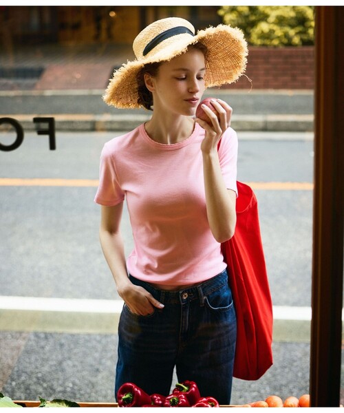 PETIT BATEAU（プチバトー） tシャツ 半袖 ポワンココット半袖Tシャツ