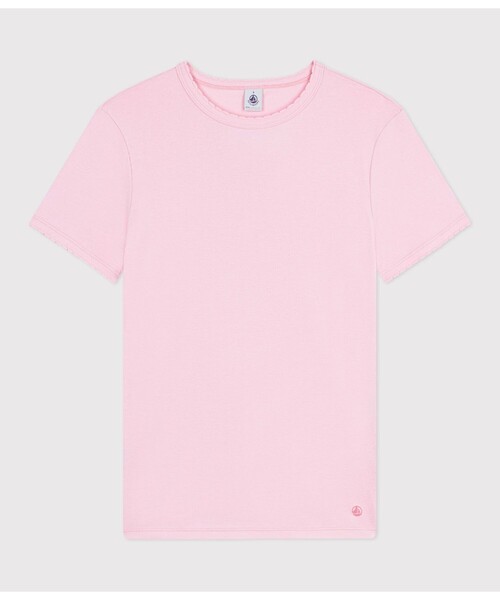 PETIT BATEAU（プチバトー） tシャツ 半袖 ポワンココット半袖Tシャツ