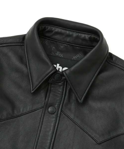 「Schott」 レザージャケット M ブラック メンズ_画像4