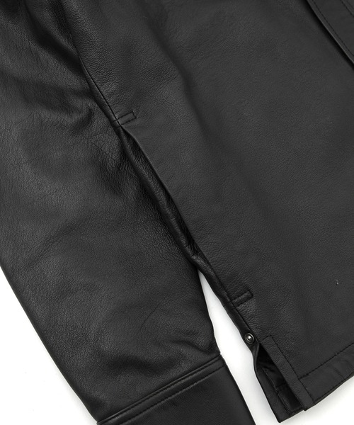 「Schott」 レザージャケット M ブラック メンズ_画像9